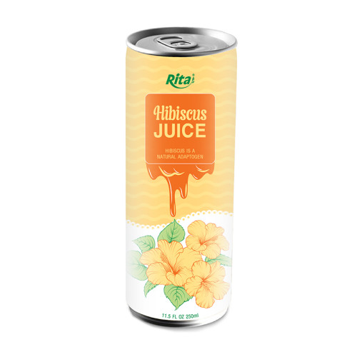 250ml canned best natural hibiscusjuice
