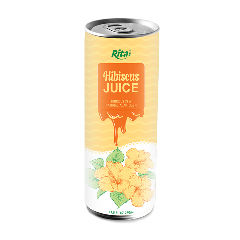250ml canned best natural hibiscusjuice