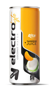 250ml cans more energy  Electrolyte Coconut water tangerine