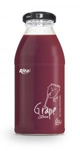 250ml glass bottle  Grape Juice