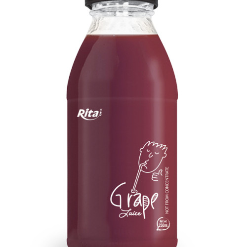 250ml glass bottle Grape Juice