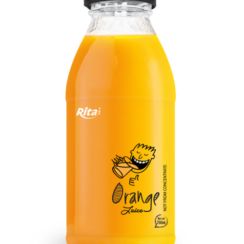 250ml glass bottle Orange Juice