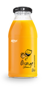 250ml glass bottle  Orange Juice