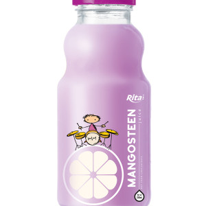 250ml glass bottle mangosteen juice