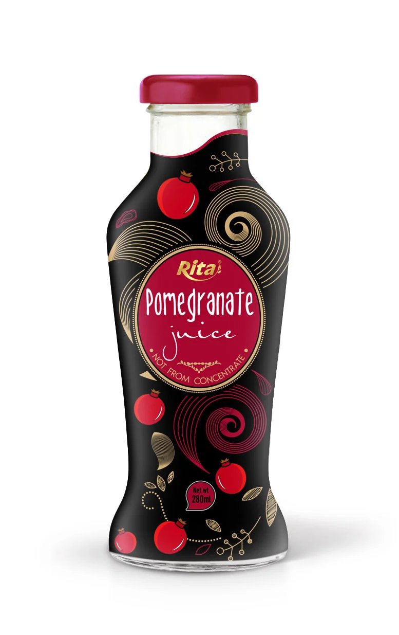 280ml Glass Bottle Pomegranate Juice