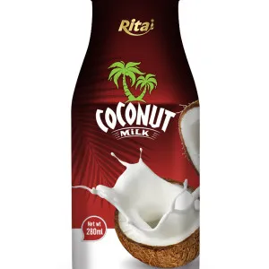 280ml Glass bottle Coconut Milk
