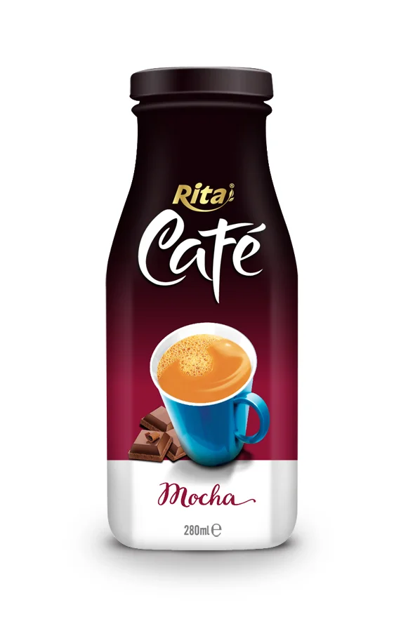 280ml Glass bottle Mocha Coffee