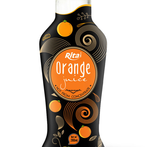 280ml Glass bottle Orange Juice