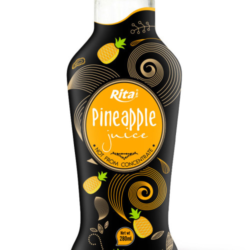 280ml Glass bottle Pineapple Juice