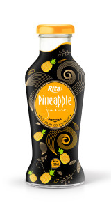 280ml Glass bottle Pineapple Juice