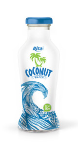 280ml Glass bottle Pure Coconut Water