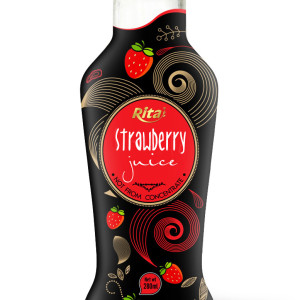 280ml Glass bottle Strawberry Juice