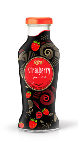 280ml Glass bottle Strawberry Juice