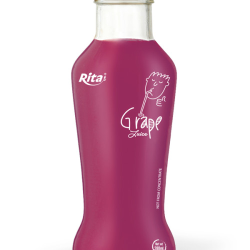 280ml glass bottle Grape Juice