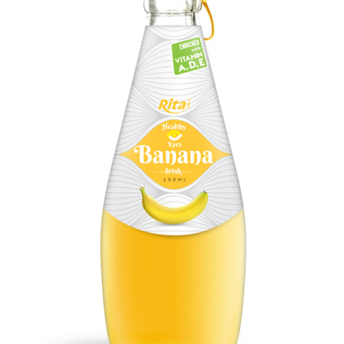 290ml glass bottle Banana drink