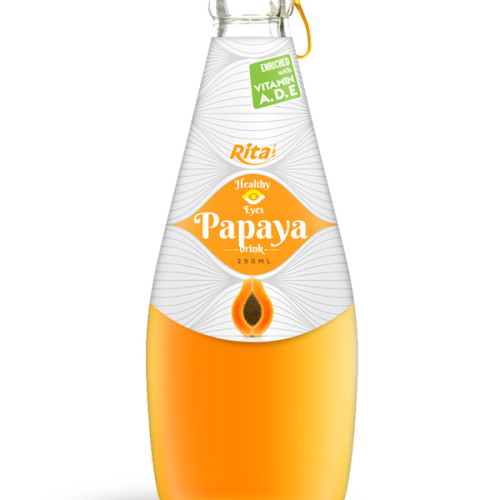 290ml glass bottle Papaya drink