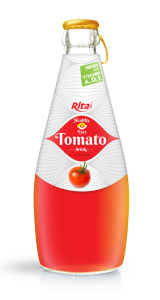 290ml glass bottle  Tomato drink