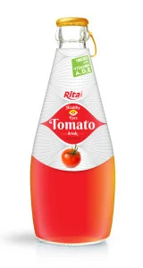 290ml glass bottle  Tomato drink
