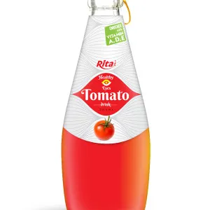 290ml glass bottle  Tomato drink