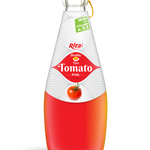 290ml glass bottle  Tomato drink