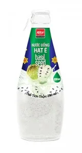 290ml glass bottle basil seed soursop juice