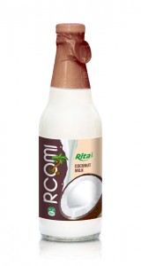 300ml Coconut water with milk Glass bottle