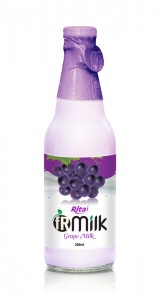 300ml Grape milk Glass bottle