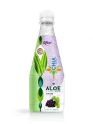 300ml Pet bottle Grape flavor Chia seed with aloe vera