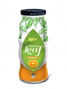 300ml soursop juice and leaf tea drink with orange flavour