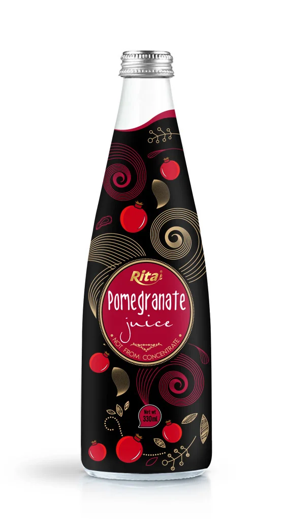 310ml Glass bottle Pomegranate Juice