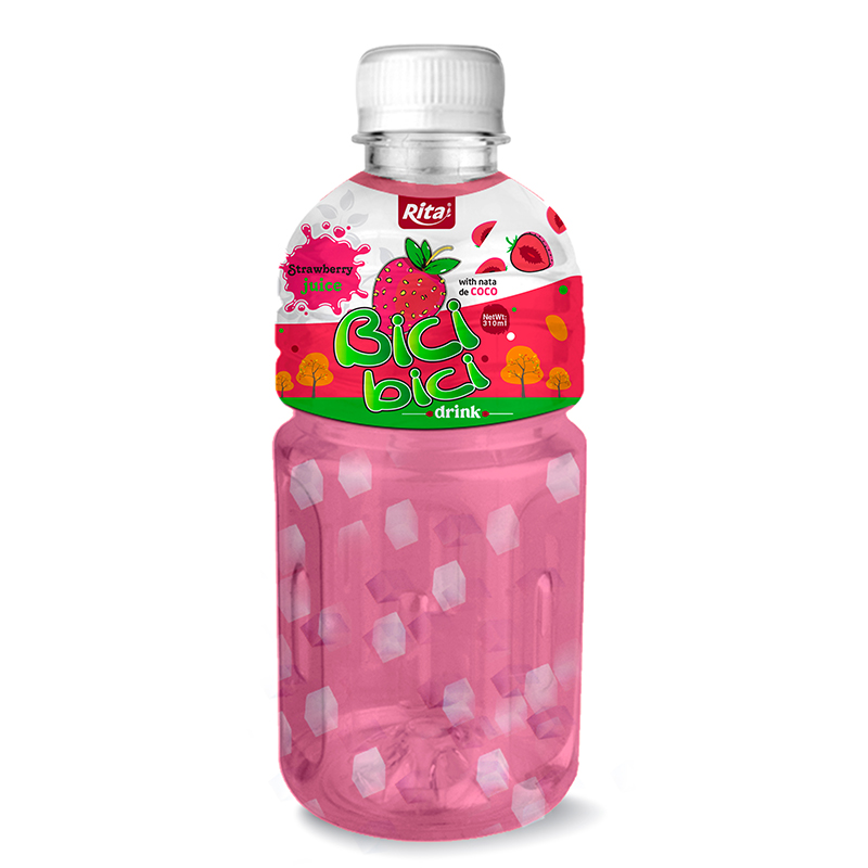 310ml Pet Bottle Strawberry juice bici bici 1