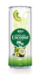 320m Alu Can Kiwi Flavour Sparkling Coconut Water