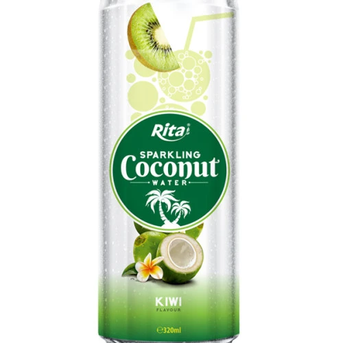 320m Alu Can Kiwi Flavour Sparkling Coconut Water
