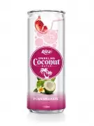 320m Alu Can Pomegrante Flavour Sparkling Coconut Water