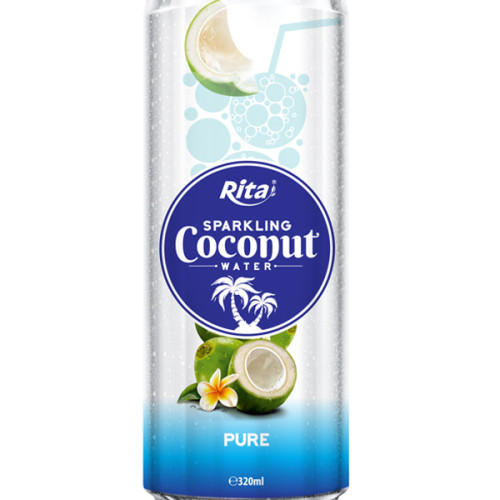 320m Alu Can Pure Sparkling Coconut Water