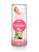 320m Alu Can Strawberry Flavour Sparkling Coconut Water