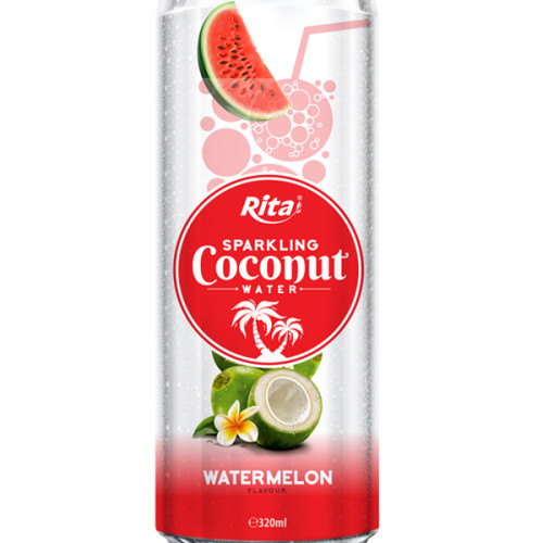 320m Alu Can Watermelon Flavour Sparkling Coconut Water