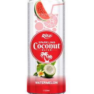 320m Alu Can Watermelon Flavour Sparkling Coconut Water
