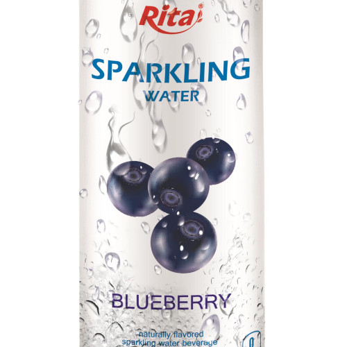 320ml Slim Can Blueberry Flavored Sparkling Water
