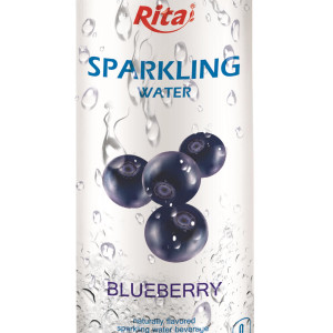320ml Slim Can Blueberry Flavored Sparkling Water
