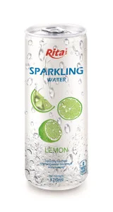 320ml Slim Can Lemon Flavored Sparkling Water