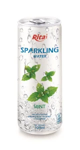 320ml Slim Can Mint Flavored Sparkling Water