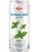 320ml Slim Can Mint Flavored Sparkling Water