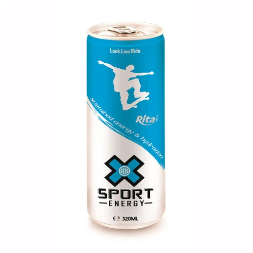 320ml Slim Can Sport Energy Drinkblue