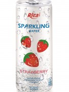 320ml Slim Can Strawberry Flavored Sparkling Water