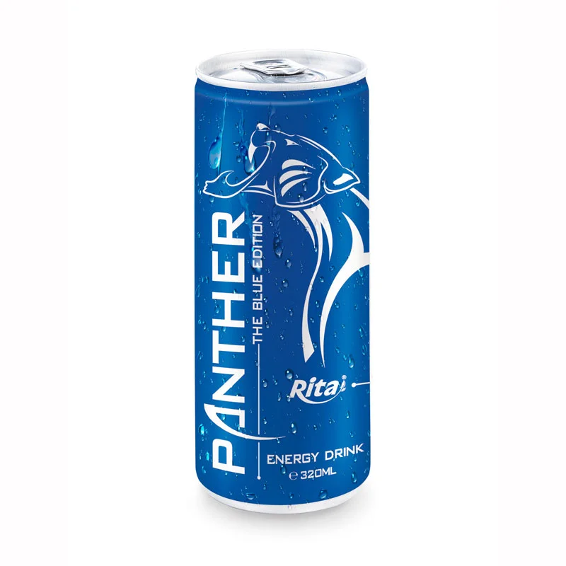 320ml Slim Can The Blue Edition Energy Drink blue