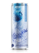 Best Flavor 320ml Sleek Can Sparkling Water Mix Blueberry Flavor