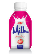 330ml  milk Strawberry drink Flavour PP bottle
