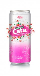 330ml Carbonated  Strawberry Flavor Drink