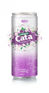 330ml Carbonated Mangosteen Flavor Drink